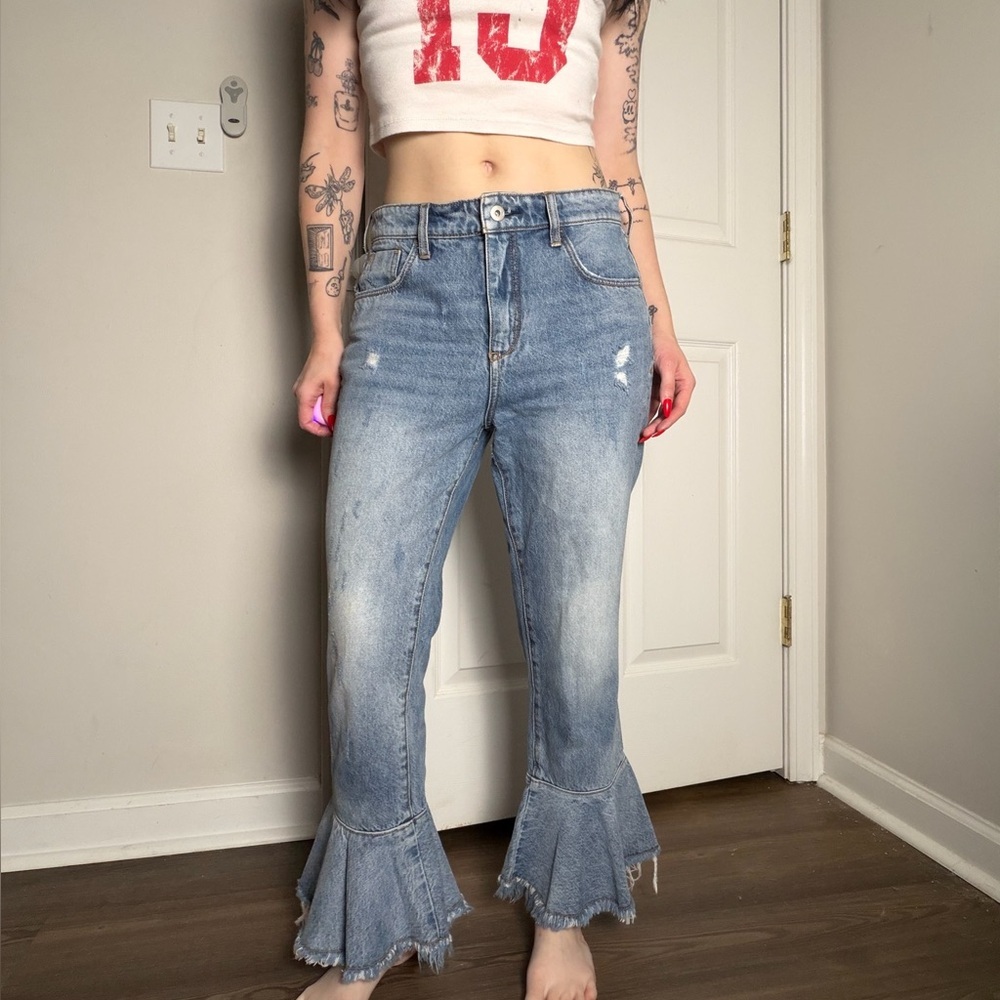 Anthropologie Pilcro Light Blue Denim Jeans